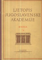 Ljetopis JAZU za god. 1967 i 1968, knjiga 74