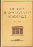 Ljetopis JAZU za god. 1963, knjiga 70