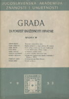 Građa za povijest književnosti Hrvatske, knjiga 24