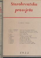 Starohrvatska prosvjeta, serija III. sv. 4/1955