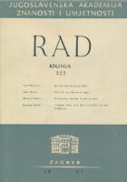 Rad JAZU 322/1961