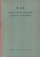 Rad JAZU, knjiga 288/1952