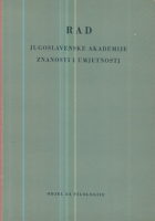 Rad JAZU, knjiga 285/1951