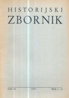 Historijski zbornik 1-4, 1953
