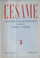 L Esame artistico e letterario, Anno VI N. 3/1939 XVII