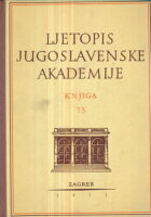 Ljetopis JAZU za god. 1971, knjiga 75