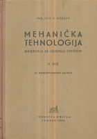 Mehanička tehnologija, II. dio