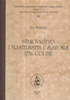 Stanovništvo i vlastelinstva u Slavoniji 1736. godine