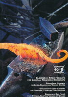 Forged iron elements for gates, railings and window grates
