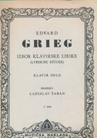 Grieg - Izbor klavirske lirike I
