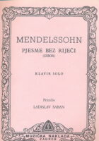 Mendelssohn - Pjesme bez riječi
