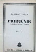 Priručnik prstometa, skala i akorda za klavir