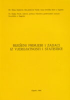 Riješeni primjeri i zadaci iz vjerojatnosti i statistike