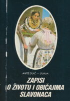Zapisi o životu i običajima Slavonaca