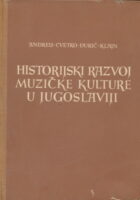 Historijski razvoj muzičke kulture u Jugoslaviji