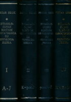 Etimologijski rječnik 1-4
