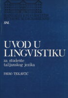 Uvod u lingvistiku za studente talijanskog