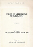 Prilozi za bibliografiju za povijest Istre II