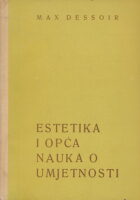 Estetika i opća nauka o umjetnosti