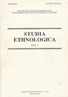 Studia ethnologica vol.1