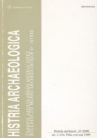 Histria Archaeologica 27/1996