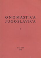 Onomastica Jugoslavica Vol. 7