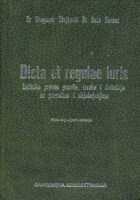 Dicta et regulae iuris