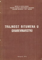 Trajnost bitumena u građevinarstvu