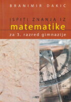 Ispiti znanja iz matematike za 3. razred gimnazije