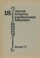 Zbormik 18. kongresa Jugoslovanskih folkloristov