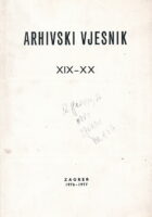 Arhivski vjesnik XIX - XX 1976-1977.