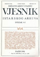 Vjesnik istarskog arhiva sv. 4-5