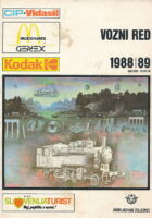 JŽ Vozni red 1988/89