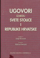 Ugovori između Svete Stolice i Republike Hrvatske