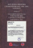 Republika Hrvatska i Domovinski rat, knjiga 10