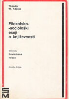 Filozofsko-sociološki eseji o književnosti