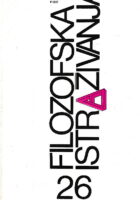 Filozofska istraživanja 26/1988