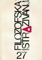 Filozofska istraživanja 27/1988
