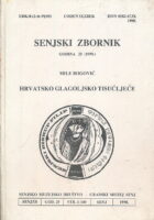 Senjski zbornik: Hrvatsko glagoljsko tisućljeće