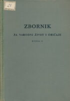 Zbornik za narodni život i običaje, knjiga 45/1971