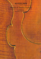 Sotheby's Musical Instruments London June 1989.