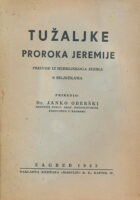 Tužaljke proroka Jeremije