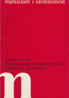 Prilog povijesti nastajanja Marxova Kapitala 1-2