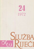Služba riječi 24/1972