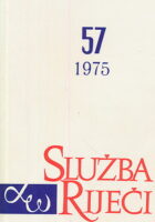 Služba riječi 57/1975