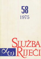 Služba riječi 58/1975