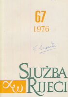 Služba riječi 67/1976