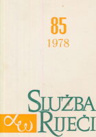 Služba riječi 85/1978