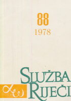 Služba riječi 88/1978