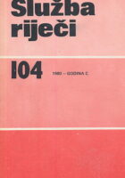 Služba riječi 104/1980